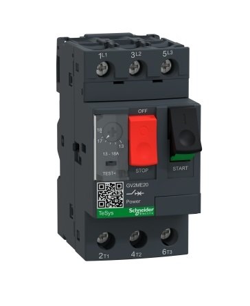 GUARDAMOTOR 13A-18A SCHNEIDER GV2ME20